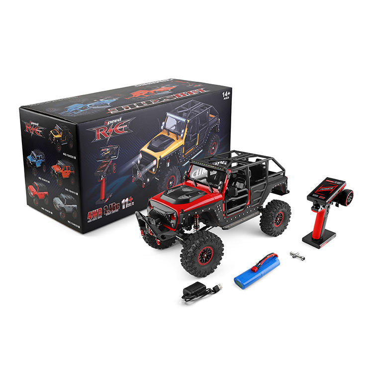 WLtoys 104026PRO 1/10 2.4G RC Electric Rock Crawler Truck with Winch – 4WD Off-Road RC Car