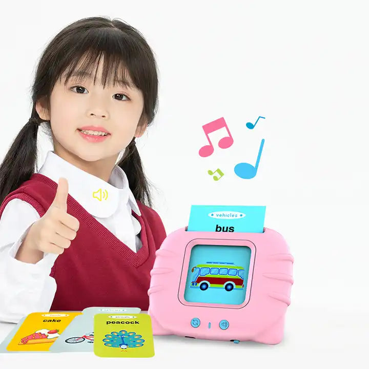 Kids Early Educational Tool - Flashcards Machine - Cognitive Cards for Toddler Learning and Development