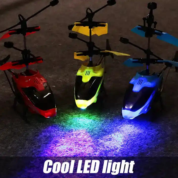 Induction Aircraft Charging Helicopter Toys - Easy Control with Light Infrared Device Toys (Colour May Vary)