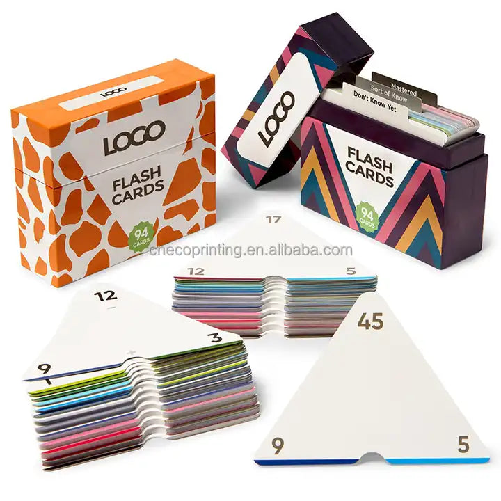 Eco-Friendly Paper Board Game Cards | Educational Flashcards for Kids