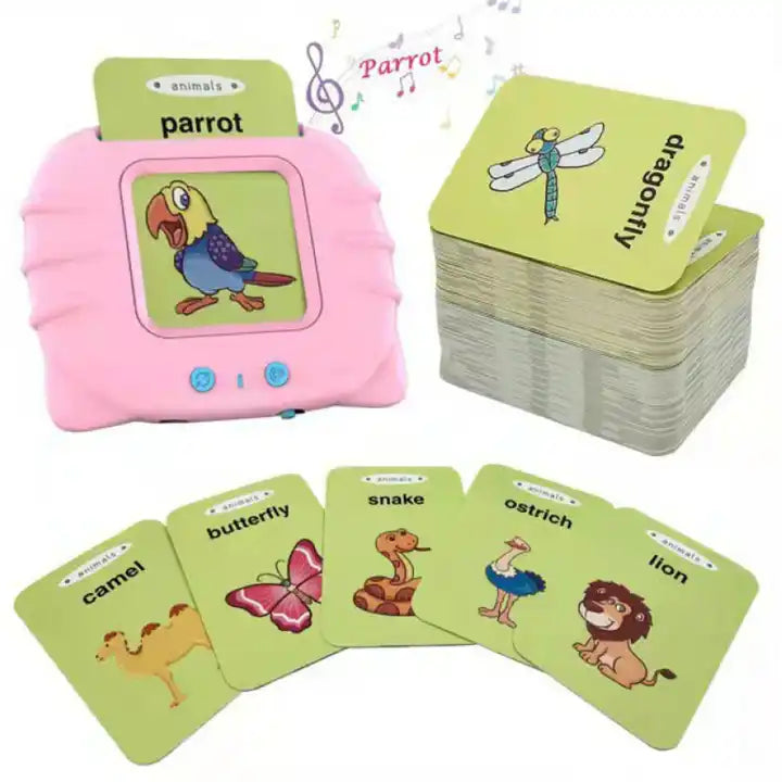 Talking Flash Cards - Montessori Educational Toys - Learning Machine Flash Cards for Kids and Toddlers