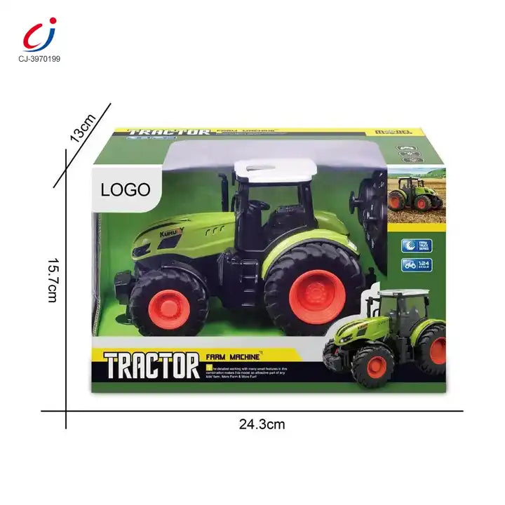 1:16 Scale Remote Control Farm Tractor - RC 4x4 Truck