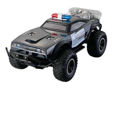 1:8 Scale Remote Control Police Car Toy with Lights & Sirens – Durable Cop Car for Boys Role-Playing Fun