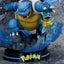 24CM Pokémon Blastoise Luminous Base PVC Model Statue - Anime Action Figure Toy for Kids