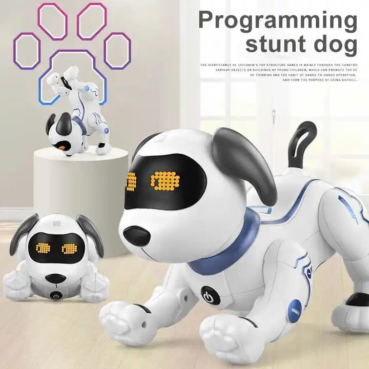 Remote Control Dancing Robot Dog Toy - Interactive Mini Pet Robot