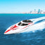 2.4G High-Speed Modern Toy Yacht Model - Remote Control Racing RC Boat