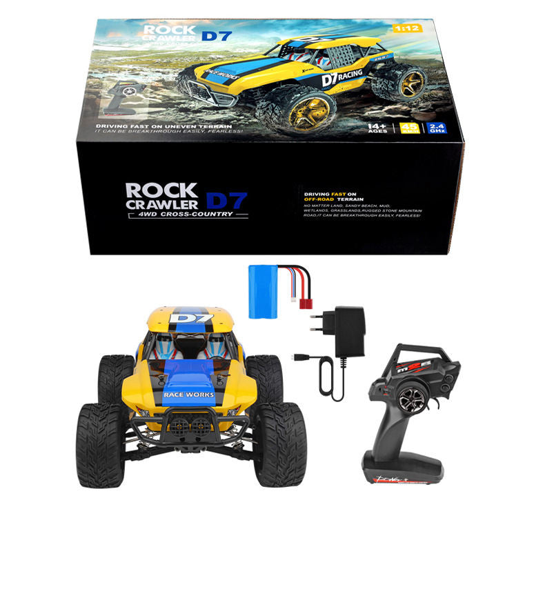 WLtoys 12402-A 1/12 Scale 4WD High-Speed RC Desert Buggy - 2.4G Brushed Racing Car