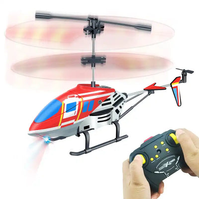 YongnKids Red Mini Remote Control Toy Fly Induction Helicopter Flying Induction Aircraft Helicopter RC Toy