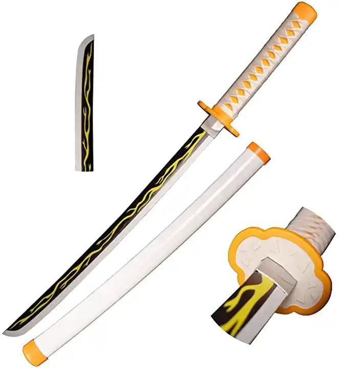 Cosplay Demon Slayer Wooden Sword - Perfect for Fans and Collectors 104cm