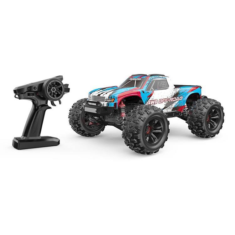 MJX 16210 1/16 4WD RC Monster Truck Brushless High-Speed 45km/h Fast Remote Control Car - Jumping Action, 120m Range