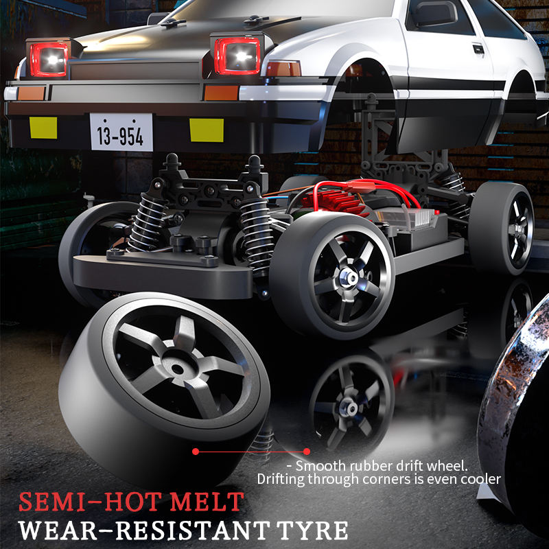 1:12 Scale 2.4G 4WD RC Drift Car – Electric Powered GTR Model, App-Controlled, High-Speed Racing