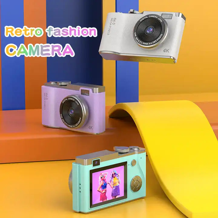 Portable Mini Camera - Digital OEM Toy for Kids with Cat, Dog, and Unicorn Designs