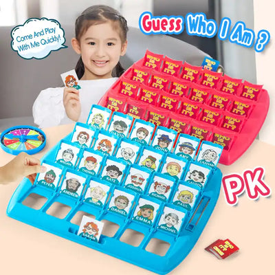 Popular Educational Toys | Guess Who I Am Interactive Board Game | 2 Player Party Game for Kids