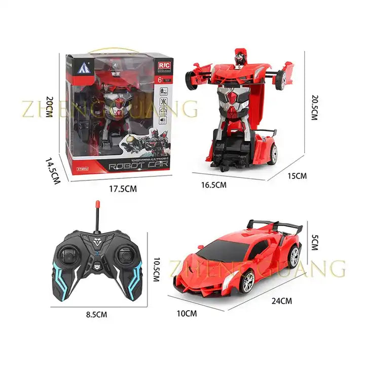 Remote Control Deformed Toy Car – Radio Control Toys with Shape-shifting Robot Feature