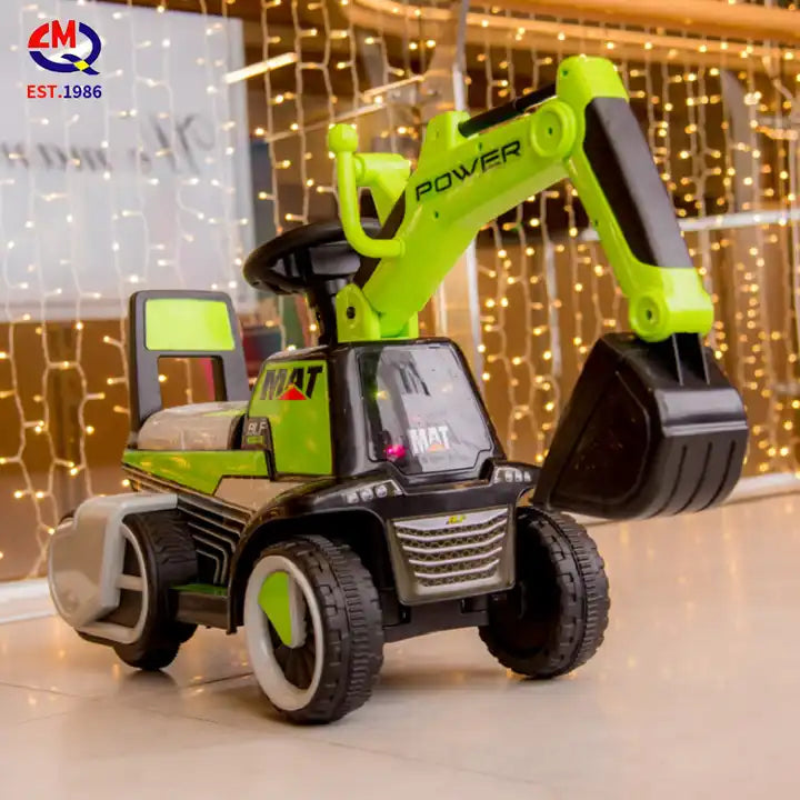 6V Rechargeable Kids Battery Ride Cars - Electric Tractor and Excavator Fun