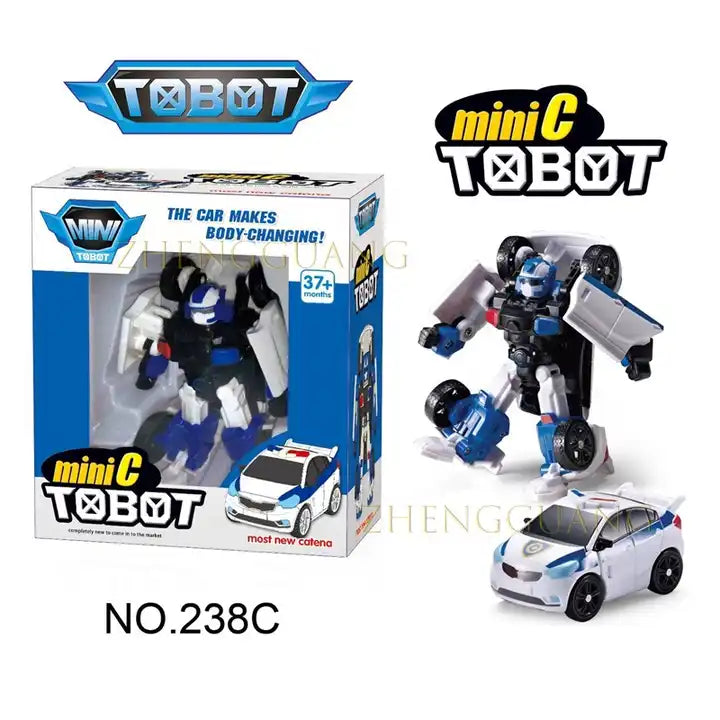 Kids Educational Transforming Robot Car Toy – Changeable Deformation Robot Toy