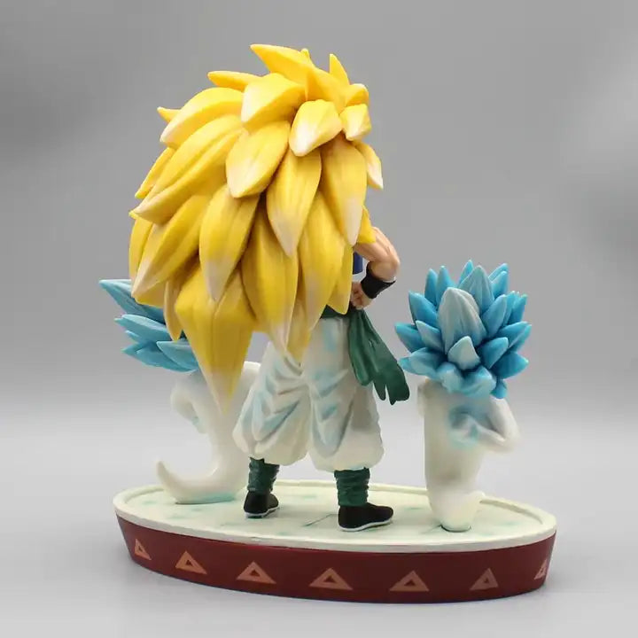 20CM Toys Manga Figurine - Dragon Gotenks Super Saiyan Trunks Son Goku 3 Heads Cartoon Model Statues PVC Anime Figure