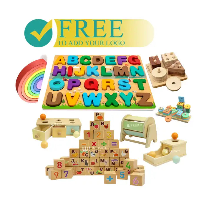 Montessori Wooden Alphabet Puzzle ? Educational Toys for Kids 2 Years | Engaging Learning Games