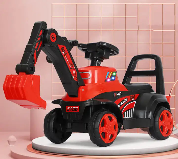 Children's 12V Electric Ride-On Toy Cars - Plastic Battery-Powered Tractor for Boys and Girls