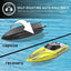 Electric Racing RC Boats for Kids - Waterproof Remote Control Speedboat Toy with Atomic Art Desig