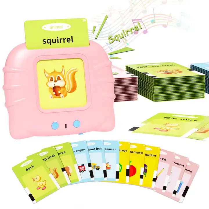 NEWYES Talking Flash Cards Learning Device - Educational Toys Talking Cognitive Card