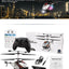 2.4G 4 Channels Flying Camera Aircraft Toy - Remote Control RC Airplane Helicopter with 720p Camera WIFI