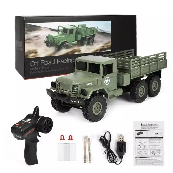 6WD Off-Road RC Truck Transporter - 2.4G Remote Control Vehicle