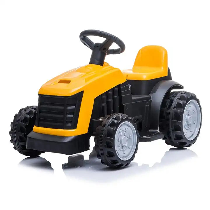 Electric Children Ride-On Car - Battery-Powered Plastic Tractor for Kids