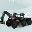 12V Kids Ride-On Excavator Tractor - Realistic Electric Digger Toy for Outdoor Play