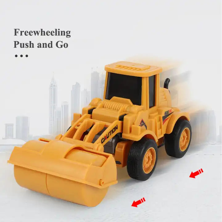 Friction Power Transforming Construction Toy Truck - Construction Transform Robot Toy 2023