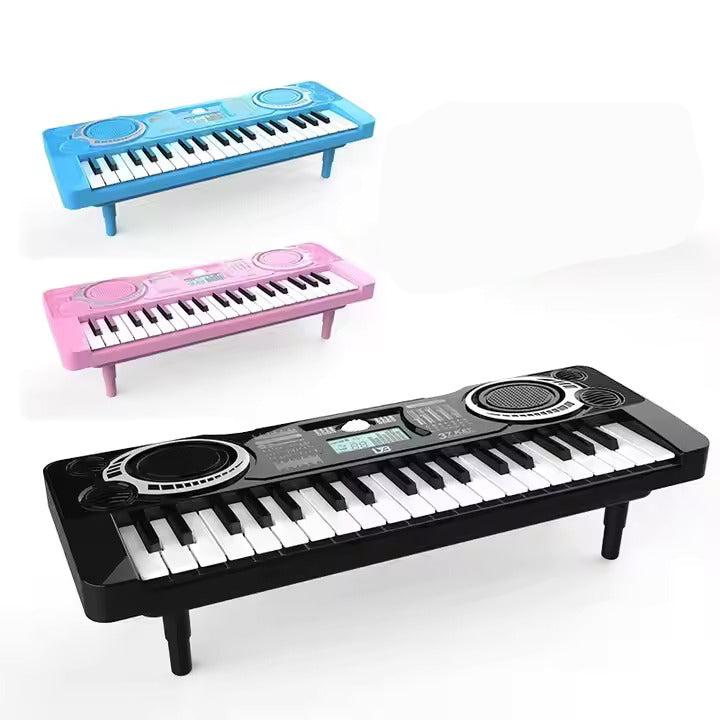 HS 37 Keys Keyboard Musical Instruments Toy – Electronic Organ Piano with Microphone for Kids Beginners