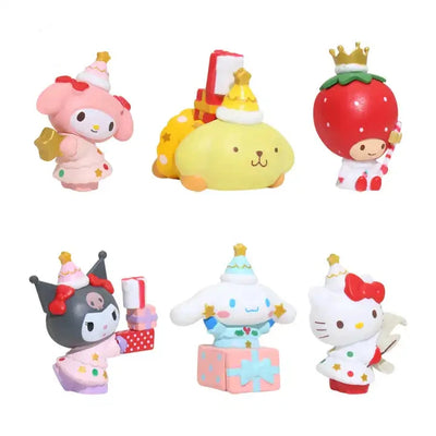 Q Version Toys Action Figures Blind Box Melodyed Desktop Decoration Toys Mini Doll Set Gifts Collection Blind Box