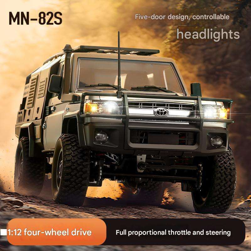 Toys MN 82 MN82 PRO MN82S 1:12 Scale RC Truck Crawler - Electric LC79 Pickup 4X4, 2.4GHz Remote Control Car - Ready to Run (RTR)