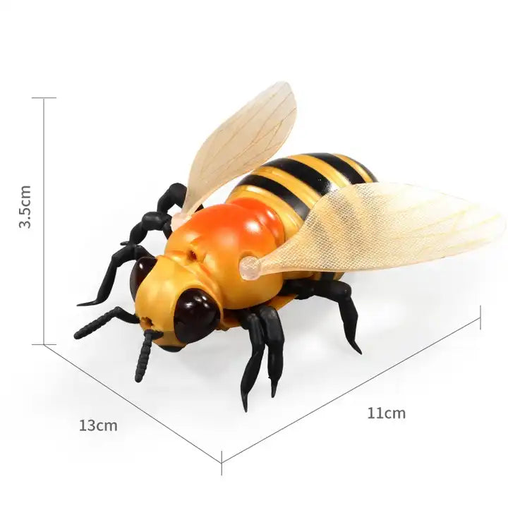 Simulation Plastic Insect Animal Toys - Remote Control Flying Infrared RC Bee