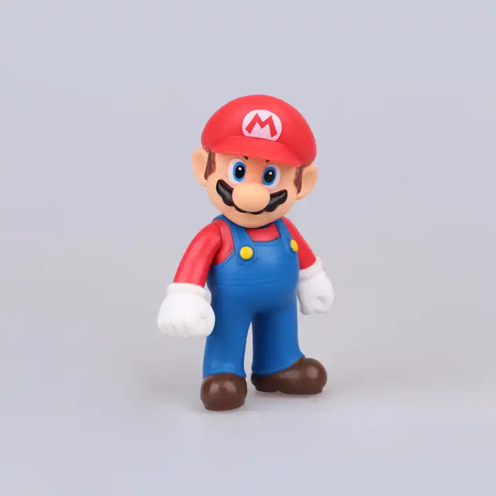 Super Mario 5-Inch Action Figure Set - 3-Piece Model Toy Collection for Kids