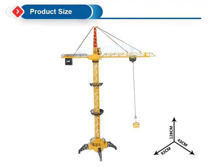 2.4GHz 6-Channel Remote Control Engineering Tower Crane Truck