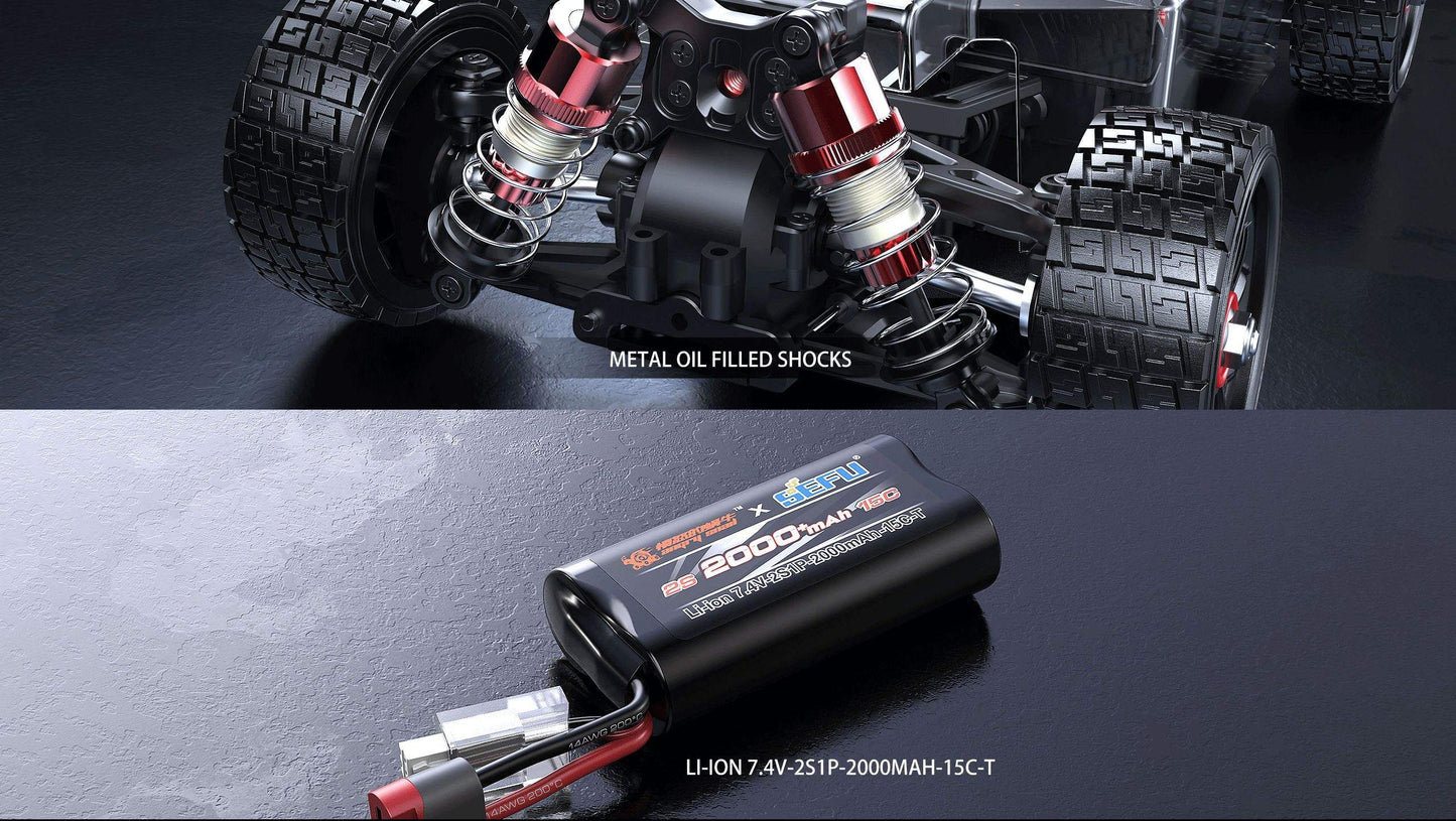 MJX 14302 RC Drift Racing Car 1:14 Scale 4WD Brushless High-Speed On-Road Car - White