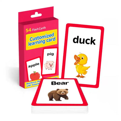 Kindergarten Cognitive Cards - Alphabet, Numbers, Sight Words, Colors, Shapes Learning Flash Cards for Toddlers 2-4 Years