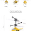 USB Rechargeable Small RC Helicopter  Induction Flying Toy with Light