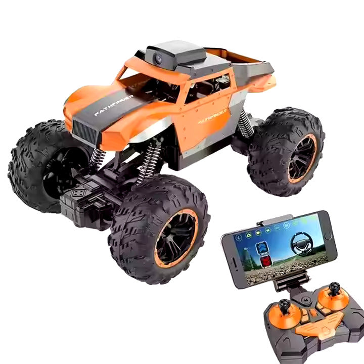 1/18 High-Speed RC Car with WiFi FPV HD Camera – Electric Drift & Climbing Diecast Remote Control Vehicle