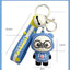 3D Silicone Panda Keychain | Creative Cartoon Car & School Bag Accessory