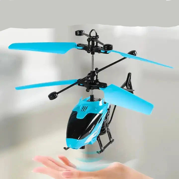 Induction Aircraft Charging Helicopter Toys - Easy Control with Light Infrared Device Toys (Colour May Vary)