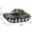 4 Channel Remote Control Toy Mini Tank - RC Model Army Toy for Children