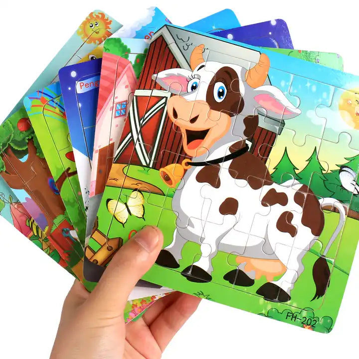 Mosaic Design Kids Wooden Jigsaw Puzzles Puzzle Games for Children