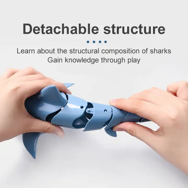 2.4G Simulation RC Shark Fish Toy - Remote Control Water Boat for Kids