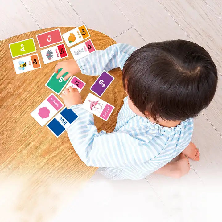 High-Quality Children Early Education Cognitive Cards - Color Number Shape Animal ABC English Alphabet Learning Flash