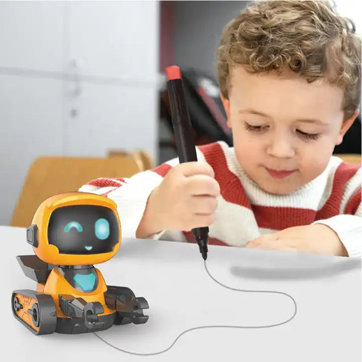 STEM Line Tracking Robot - Set of 2 Electronic Magic Toy with Inductive Sensors for Kids