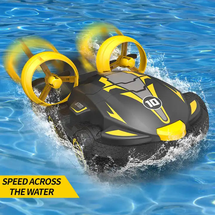 2-in-1 Amphibious Stunt RC Car - Waterproof Remote Control Water Racing Drift Car for Kids