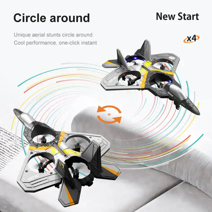 2.4G EPP Foam V17 Air Flying Glider - Remote Control RC Jet Fighter Aircraft Model Toy