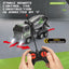 RC Excavator with Lights - 4CH Plastic Black Rotation Remote Control Truck Engineering Vehicle